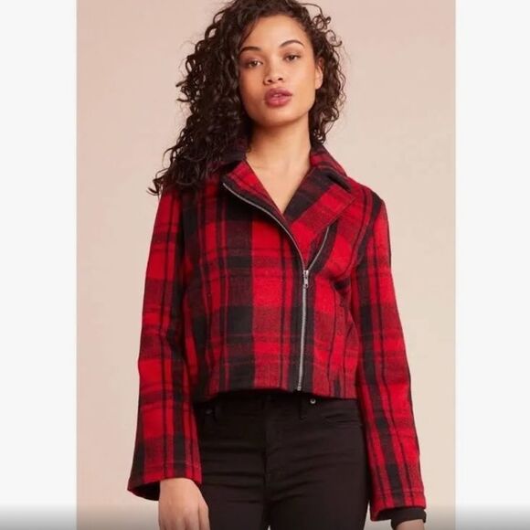 Evereve Jackets & Blazers - NWT Jack BB Dakota out of the woods plaid jacket sz small